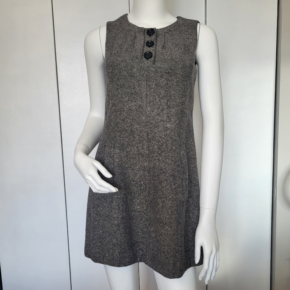Michael Kors Grey Mini Wool Tunic